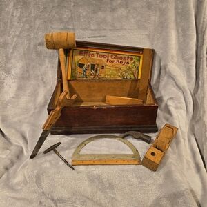 Vintage Elite Tool‎ Chests For Boys No. 480 Manufactured By American...